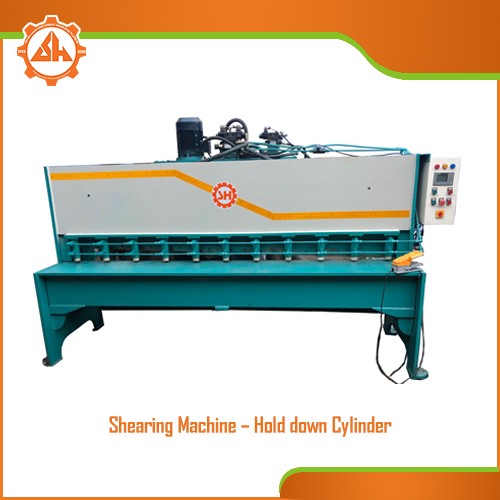 Hydraulic shearing with front hold down cylinders model